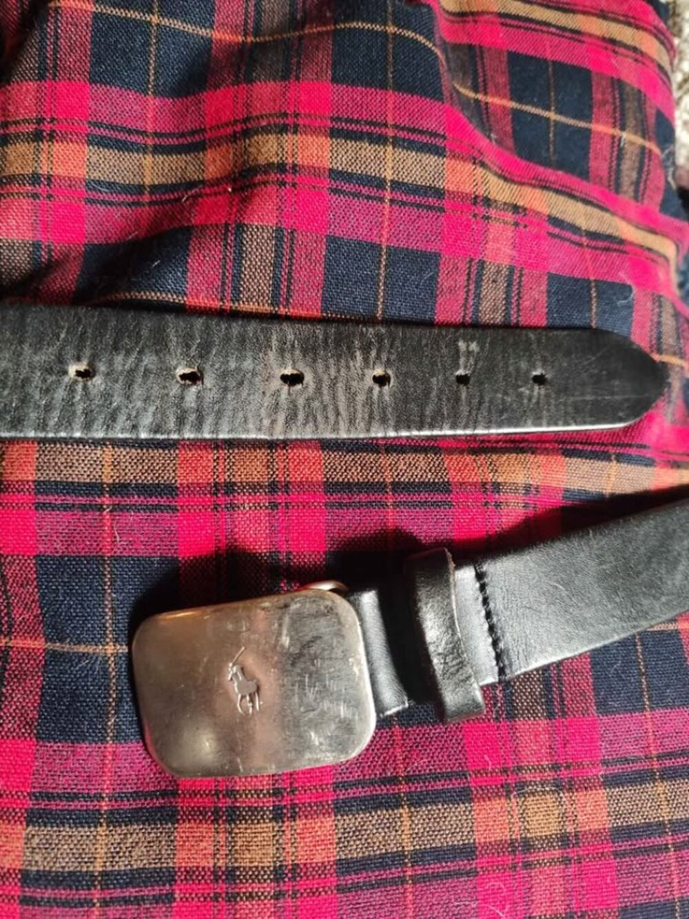 Polo Ralph Lauren Men's Black Leather Belt or Unisex